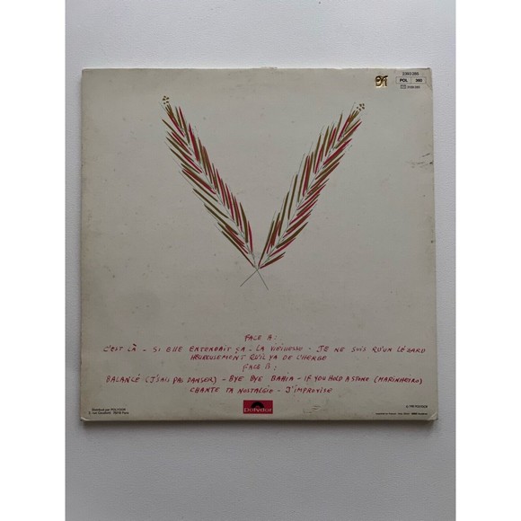 Georges Moustaki 1981 LP Moustaki Polydor 2393 285 Import France VG+ - Picture 2 of 7